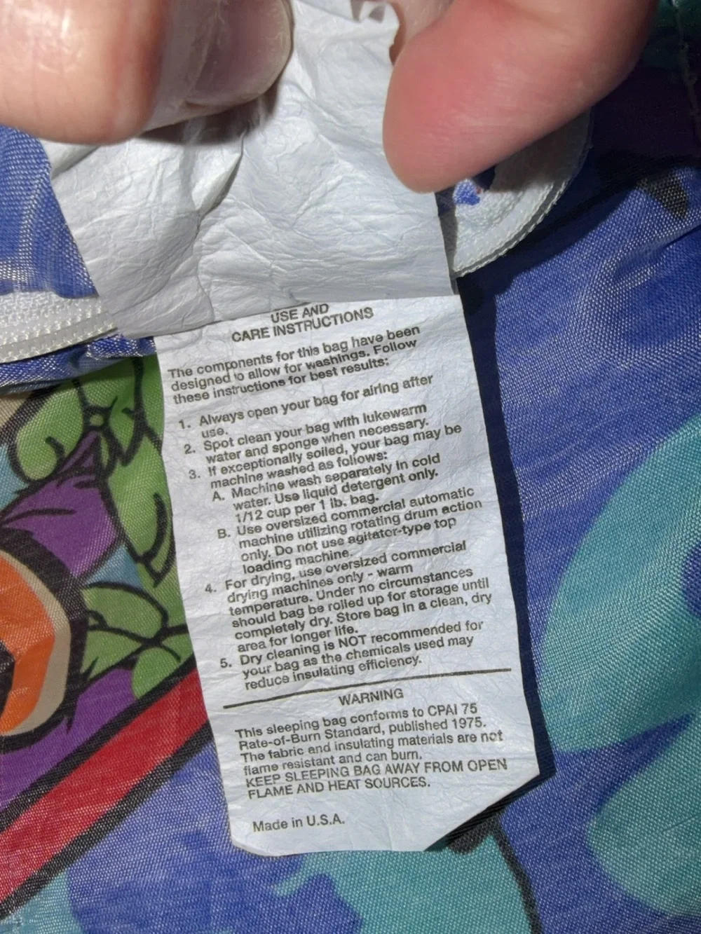 Vintage Winnie the Pooh kids sleeping bag